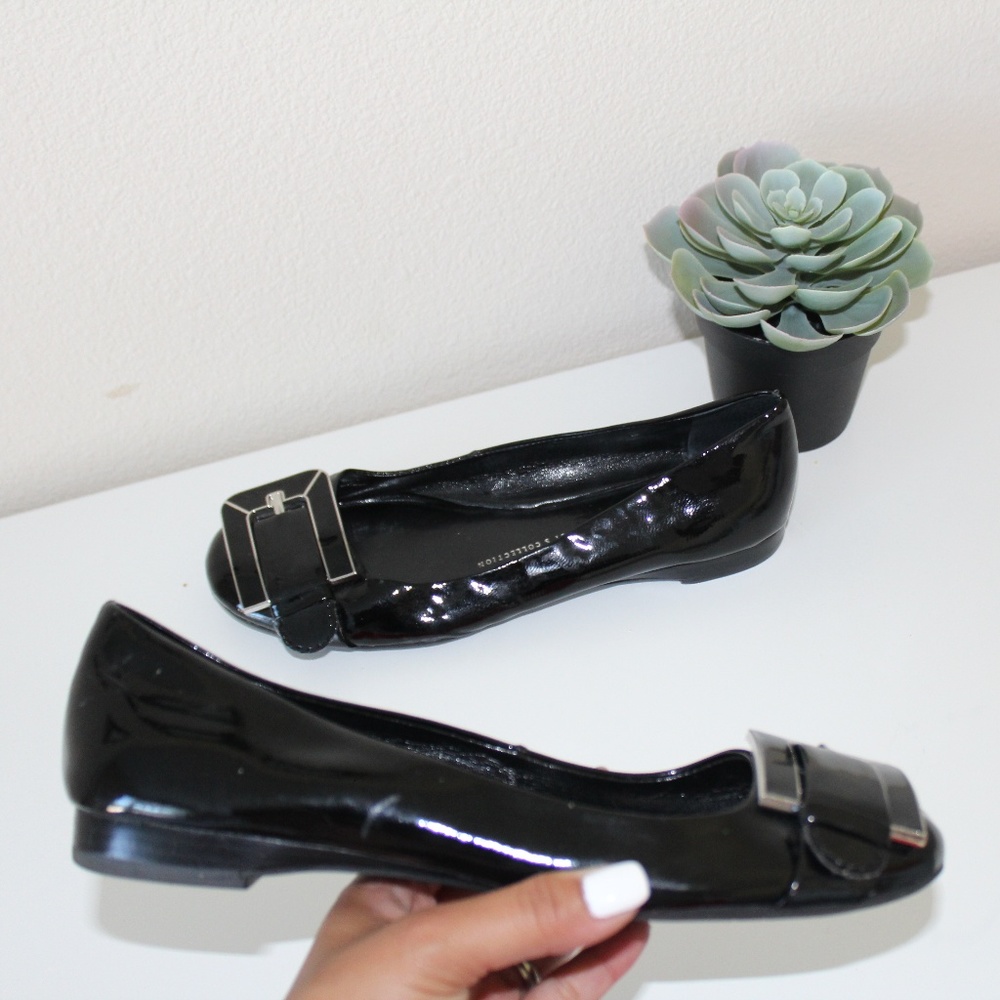 Franco Sarto patent leather flats size 7